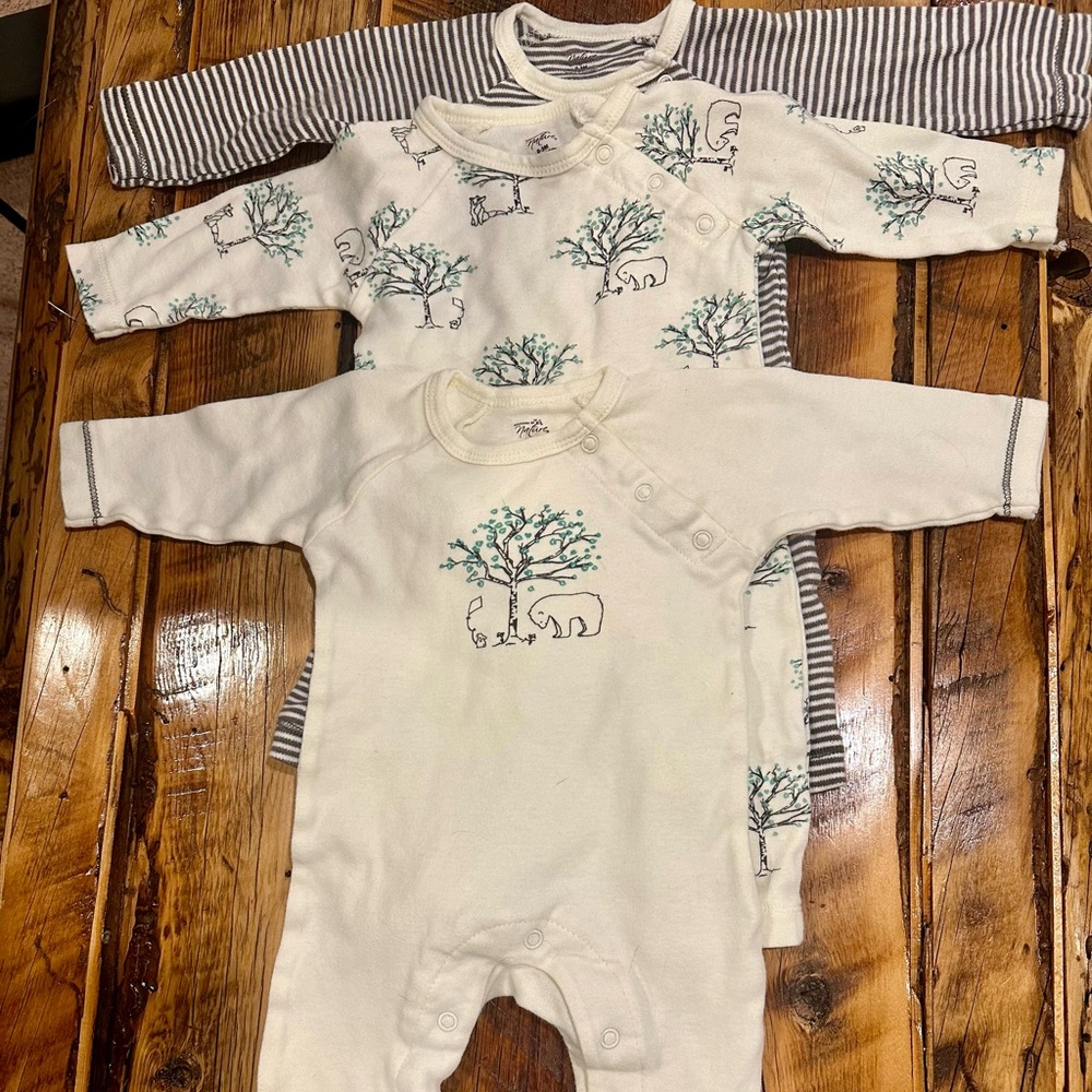 Hudson baby three pack romper